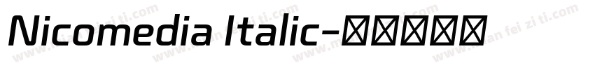 Nicomedia Italic字体转换